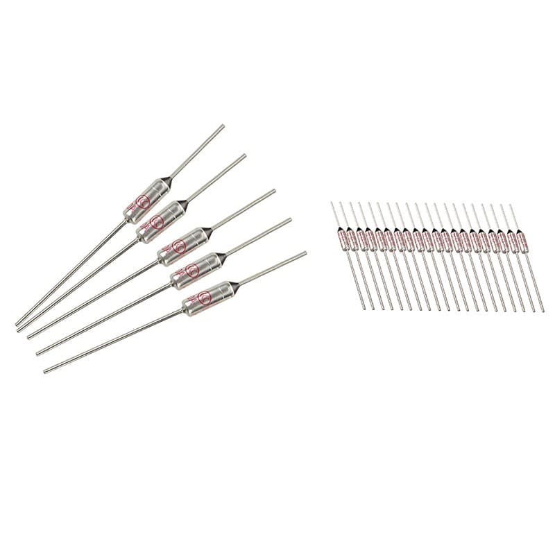 5 Pcs Circuit  Off TF 185 Celsius 250V 10A Temperature Thermal Fuses and 205296