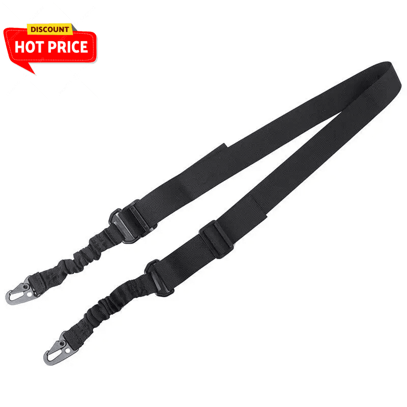 2-Point Outdoor Rifle Sling with Metal Buckle - Hunting Accessory