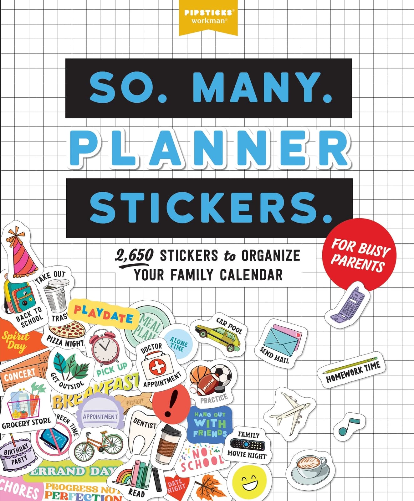 So. Many. Planner Stickers. For Busy Parents 2650 Stickers to Organize Your F...