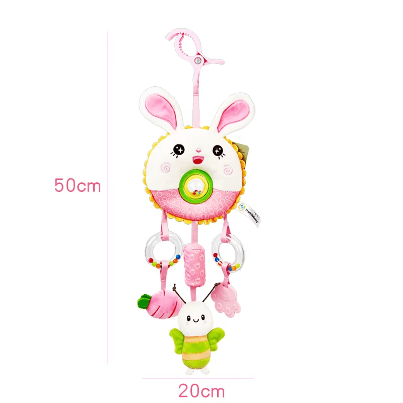 Hanging Rattles Toys Car Seat Toys for Babies 0-6 Months Newborn Crib Toys Senso