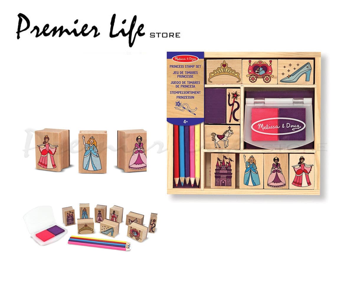 Stamp School Sets Kids Role Play Children Learning Toys - Melissa and Doug