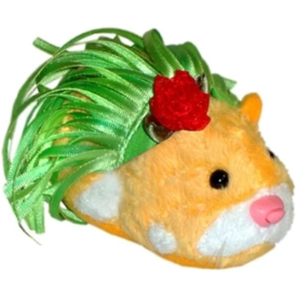 Zhu Zhu Pets Hamster Hula Skirt and Rose Hair Clip Outfit view 2