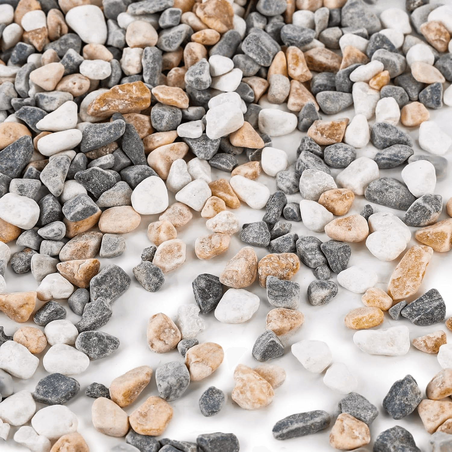 VGOODALL 900G Gravel Pebbles Mixed Colour| 2LB Natural Decorative Pebbles Succul