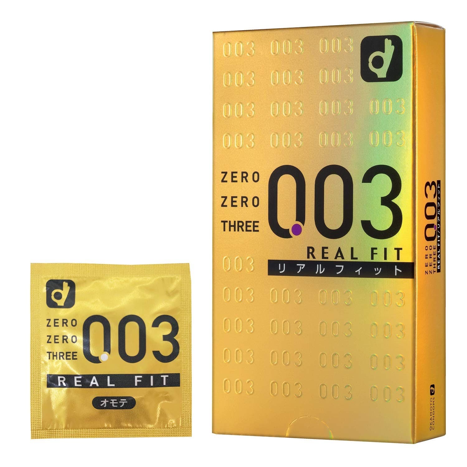 Okamoto Condoms Rubber Okamoto Zero Zero Three 0.03 Real Fit 10 Pieces view 2