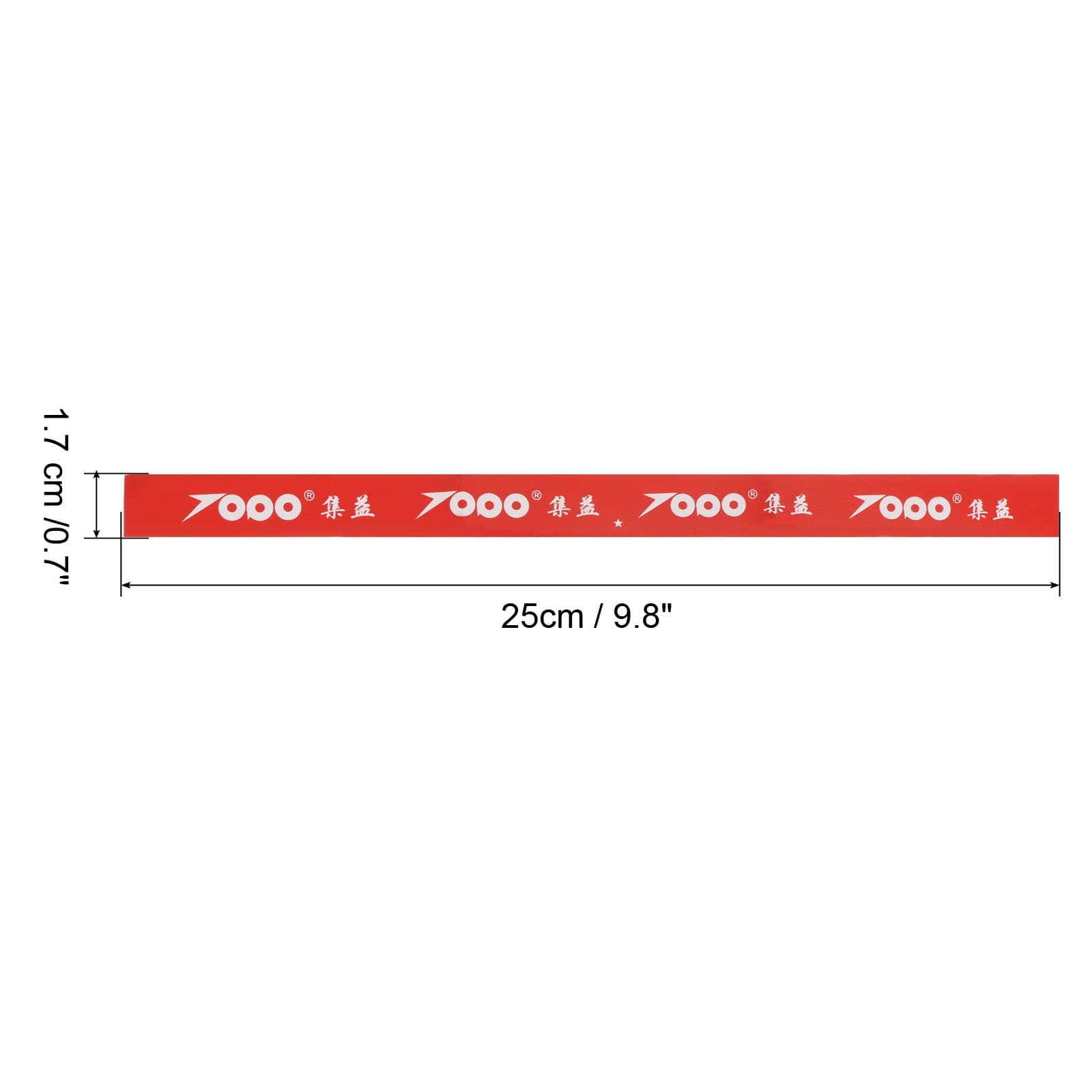 10Pcs 9.8\"x0.7\" Badminton Racket Head PU Protector Sticker Guard Tape| 5 Colors view 2