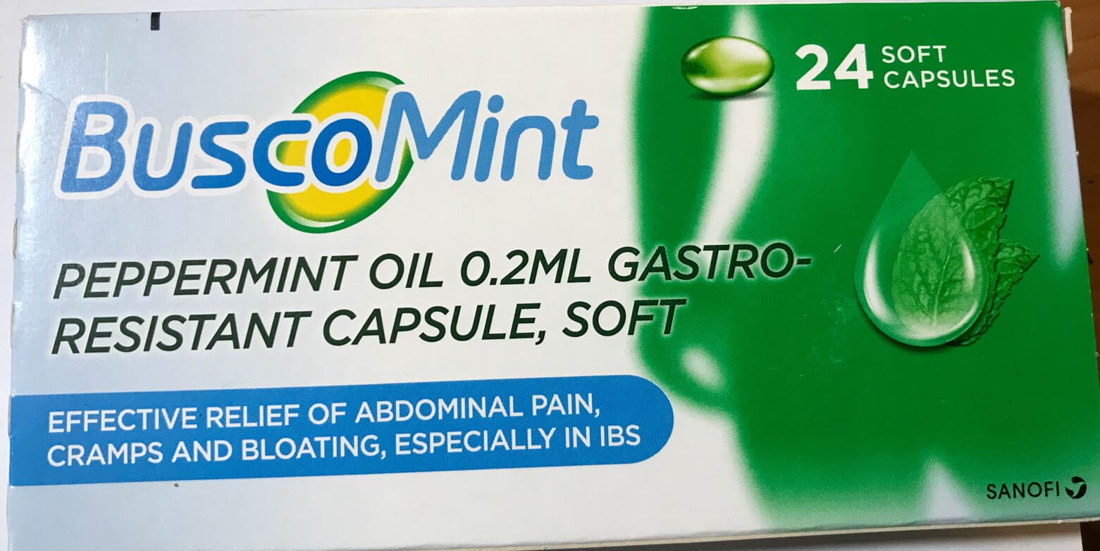 BuscoMint Peppermint Oil 0.2ml Gastro-Resistant Capsule| Soft Exp: 01/2026