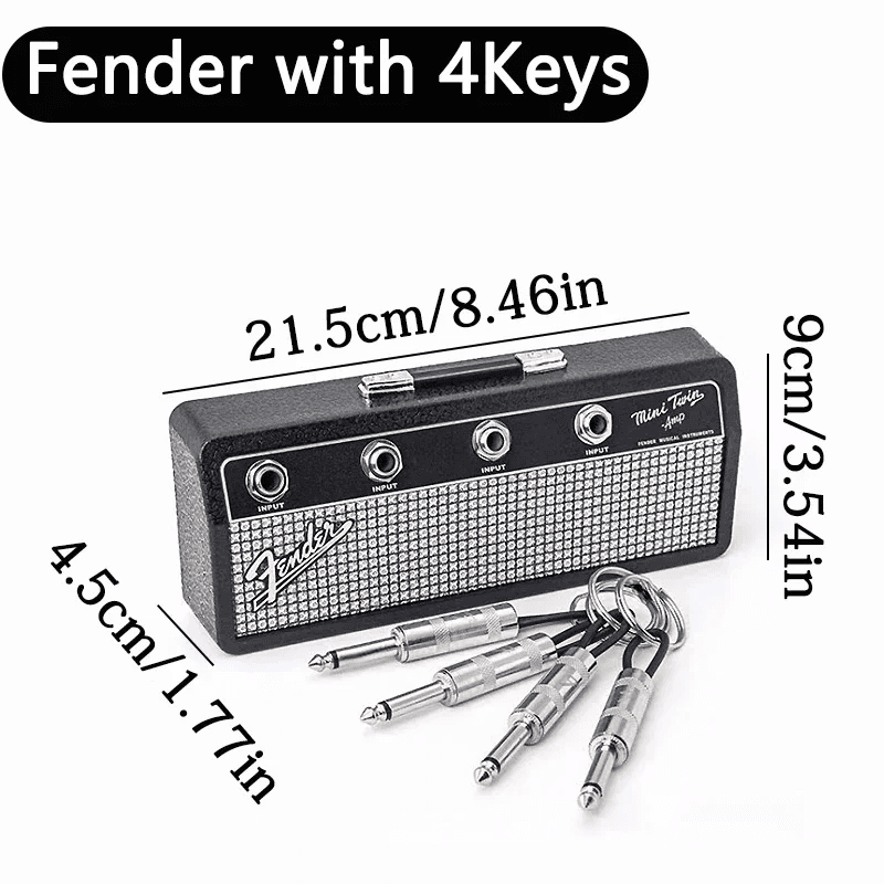 Creative Fender Retro Guitar Amp Key Holder - Wall-Mounted Jack Rack UK