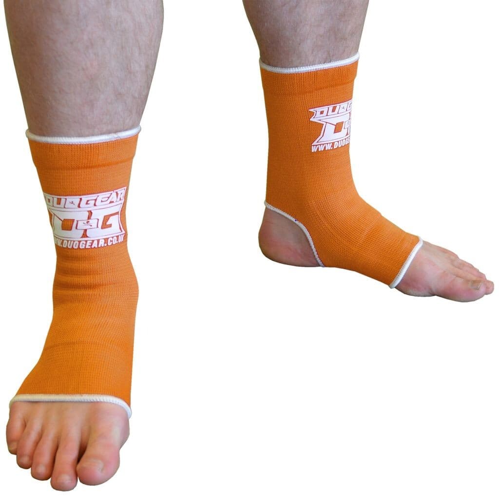 MUAY THAI ANKLE SUPPORTS KICKBOXING MARTIAL ARTS MMA FOOT BRACE (Kids - Adult)