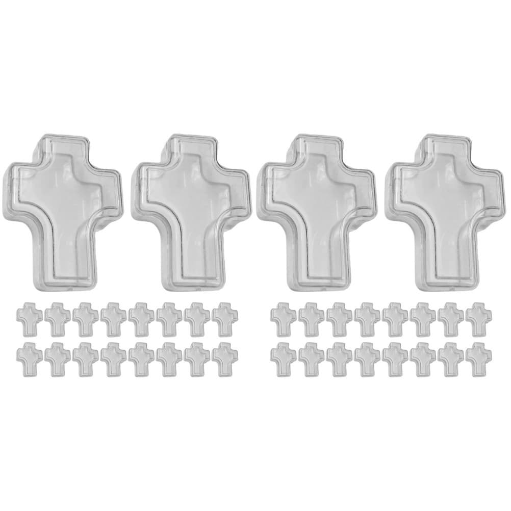 2 Pack Plastic Storage Box Jewelry Holder for Women Necklace Case