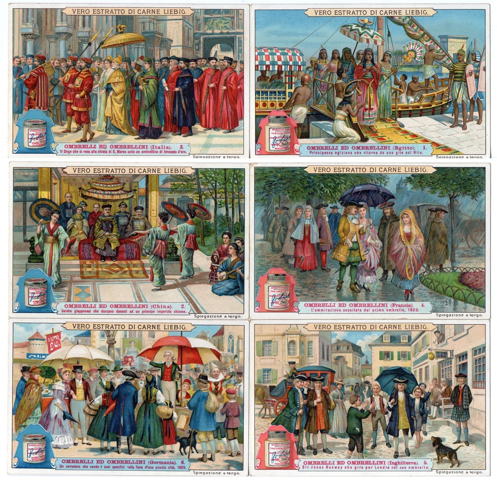 S 0902 / Liebig / Umbrellas and Parasols (ITA) 902 MF48892