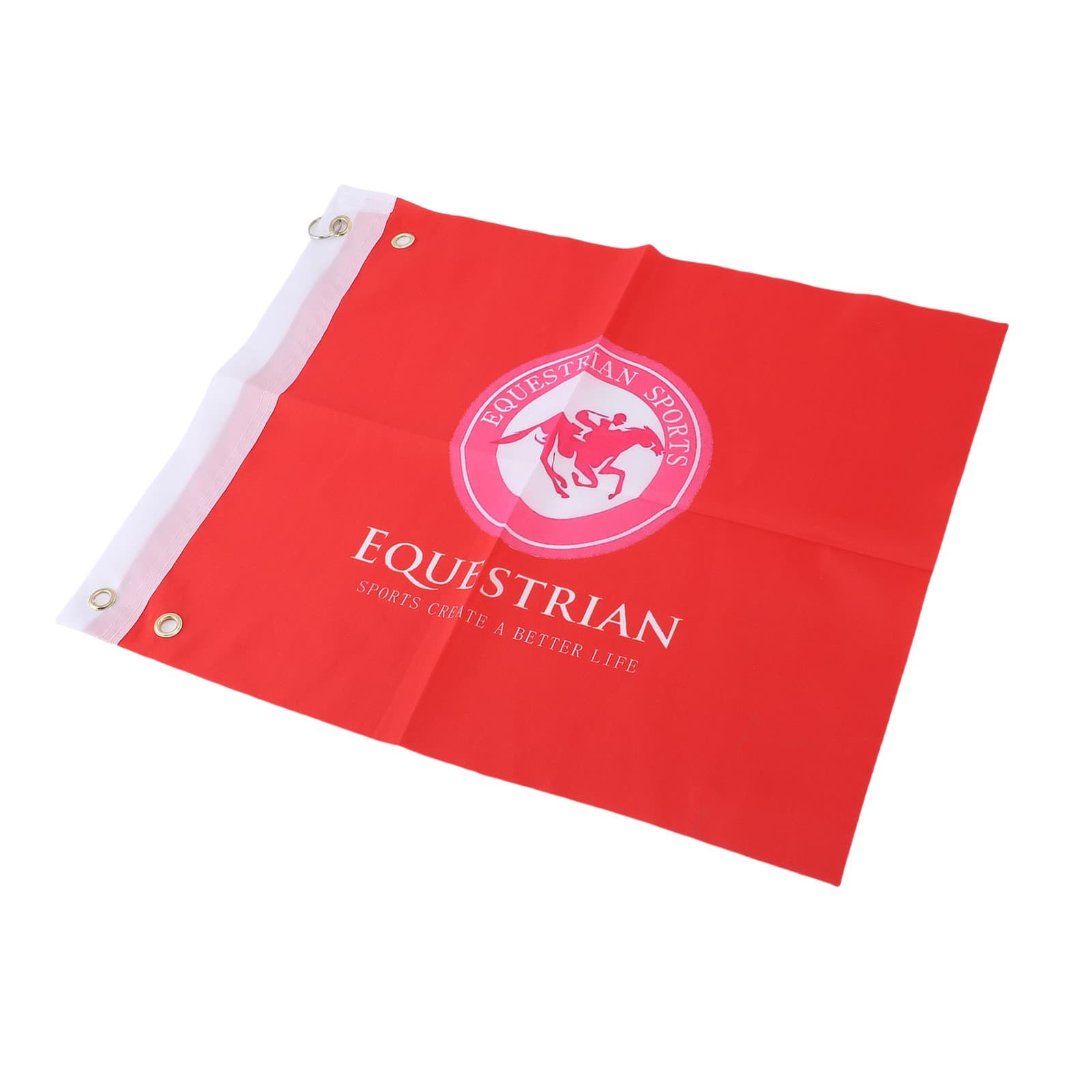 Horse Riding Referee Flags Tearproof 2pcs Multipurpose Equestrian Training Flag