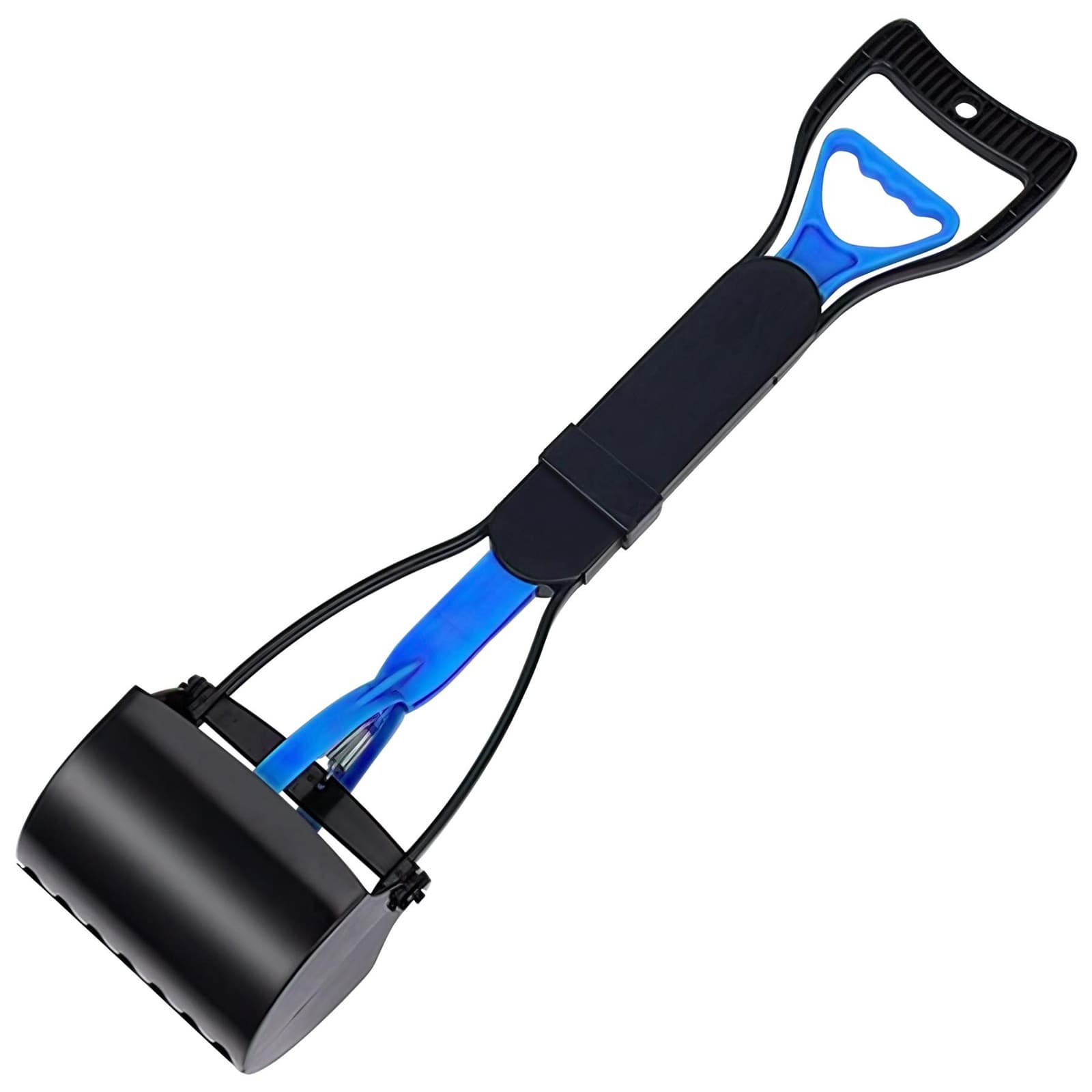 1x Long Handle Pooper Scooper 60cm Blue Dog Cat Pet Poo Poop Waste Scoop