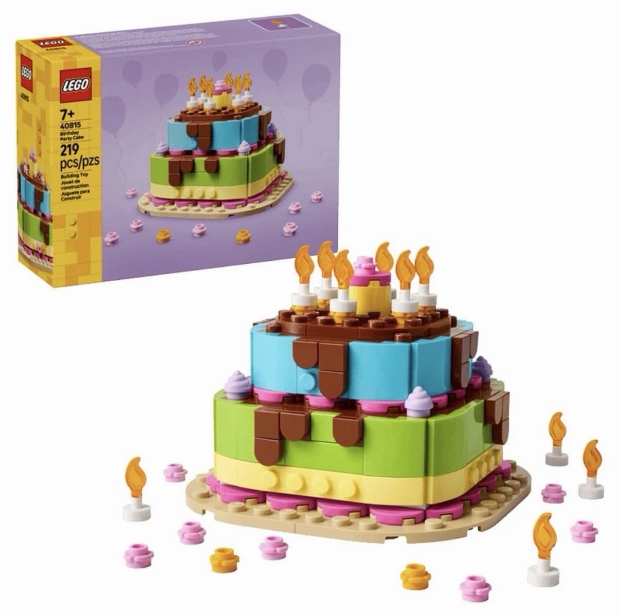 LEGO Iconic 40815 Birthday Party Cake Age 7+ 219pcs