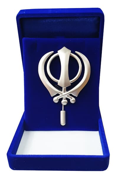 Khanda Pin Badge for Turban  Sikh| Dastaar| Khalsa Singh