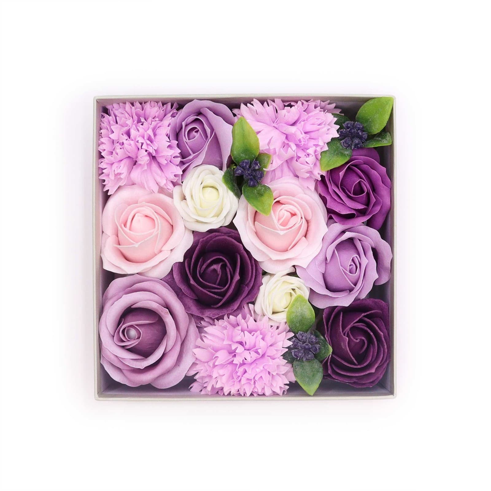 Square Box - Lavender Rose and Carnation view 2