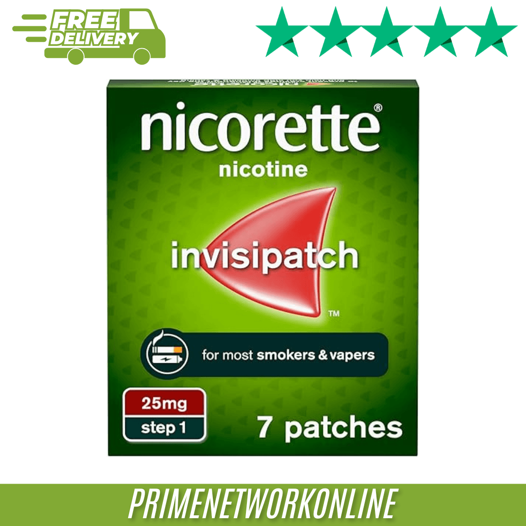 Nicorette Invisi 25mg Patch - 7 Patches 100% ORIGINAL⭐⭐⭐