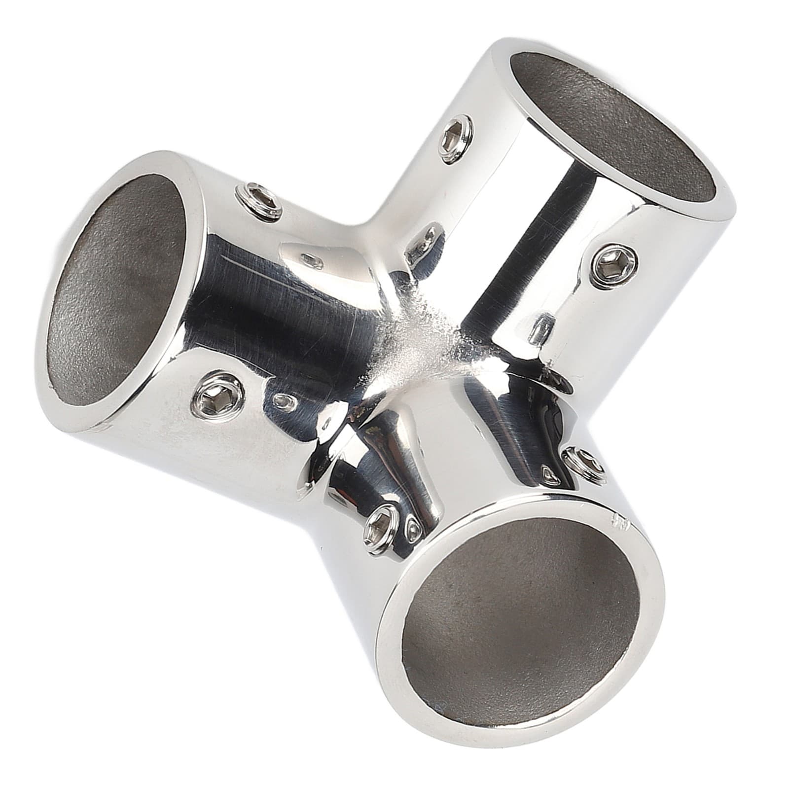⁺ 3 Way Corner Tee Joint Stainless Steel Handrail Elbow Tee Pipe Fitting