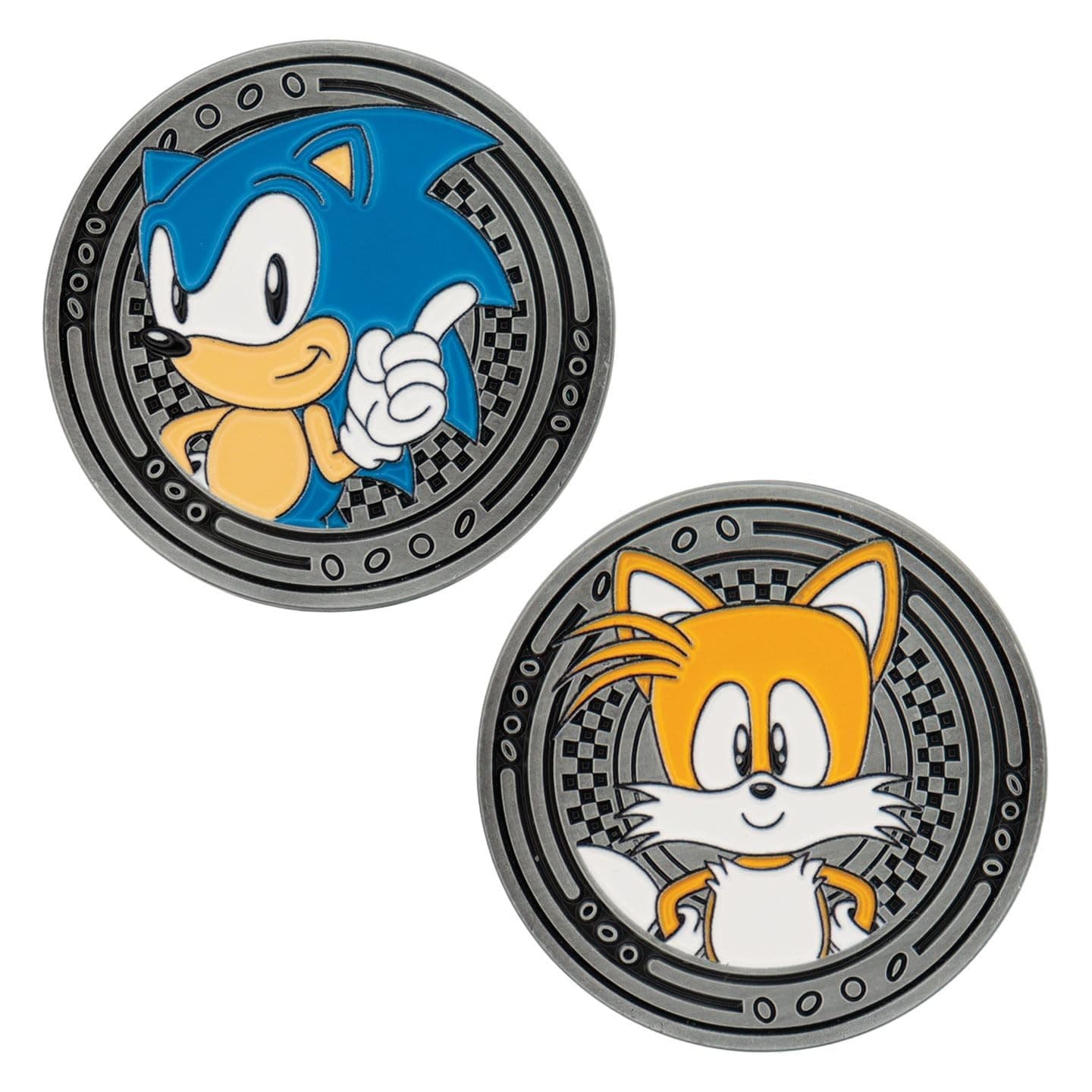 FaNaTtik Sonic the Hedgehog Sonic and Tails Limited Edition Sammelmünze - Silberfa