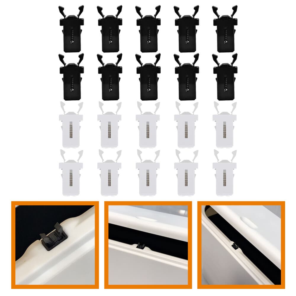 20 Pcs Trash Can Kitchen Trashcan Push-type Buckle Market- Home Lock