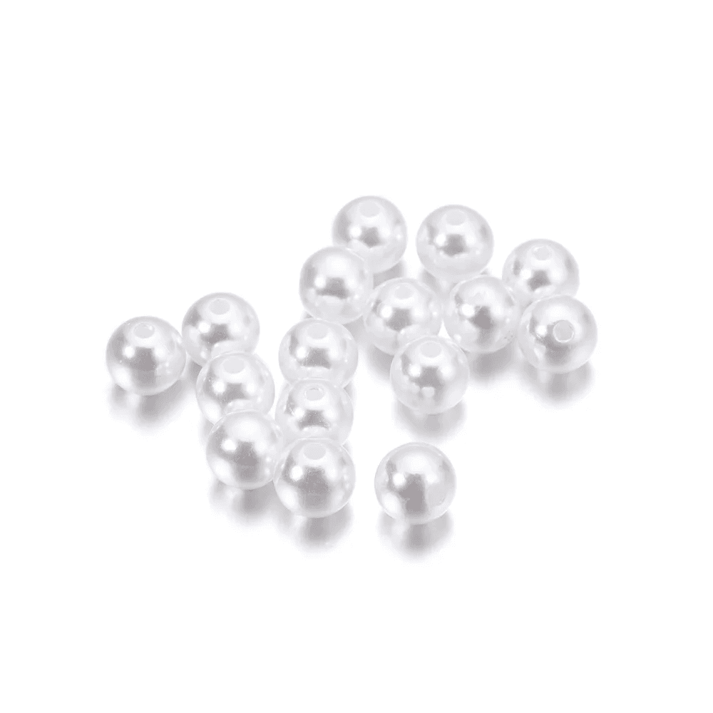 Beige Acrylic Imitation Pearl Beads for DIY Jewelry - 10-1000 Pcs| 3-20mm