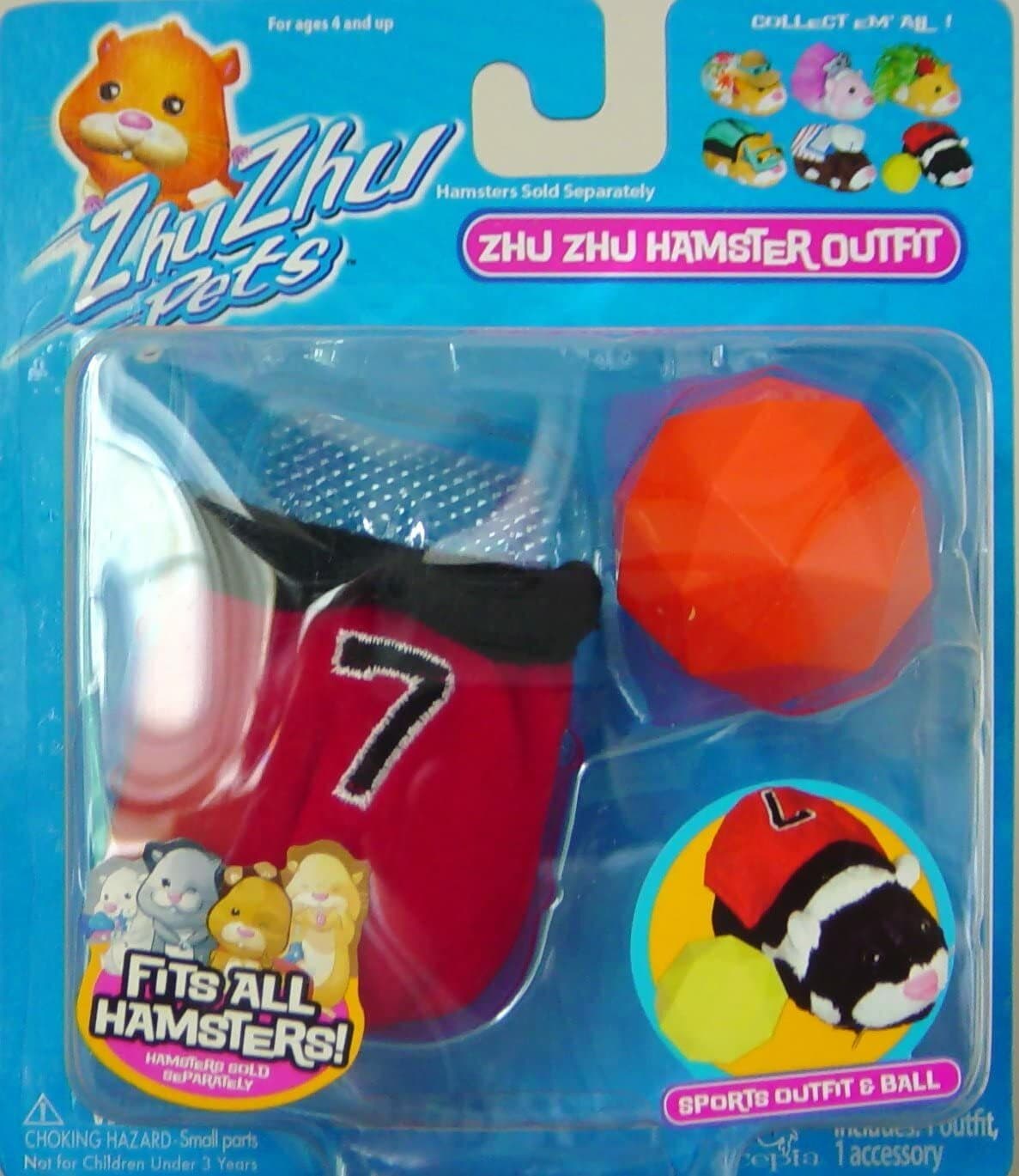Zhu Zhu Pets Hamster Sports Outfit and Ball