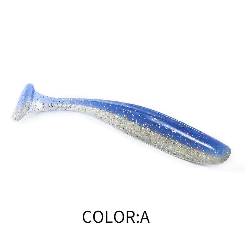 Soft Shiner Fishing Lure 50mm 75mm 100mm Artificial Bait for Pike Bass