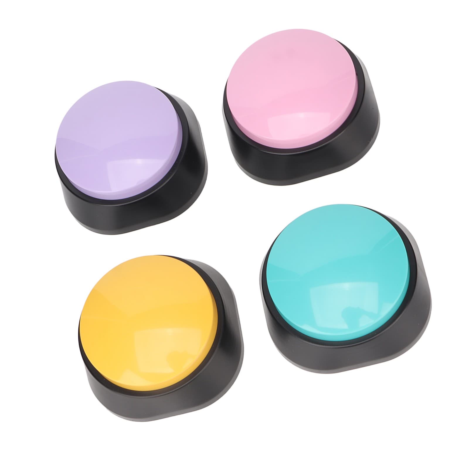 4Pcs Dog Buttons 30 Second Record Clear Sound Pet Training Buzzer For Commun LW