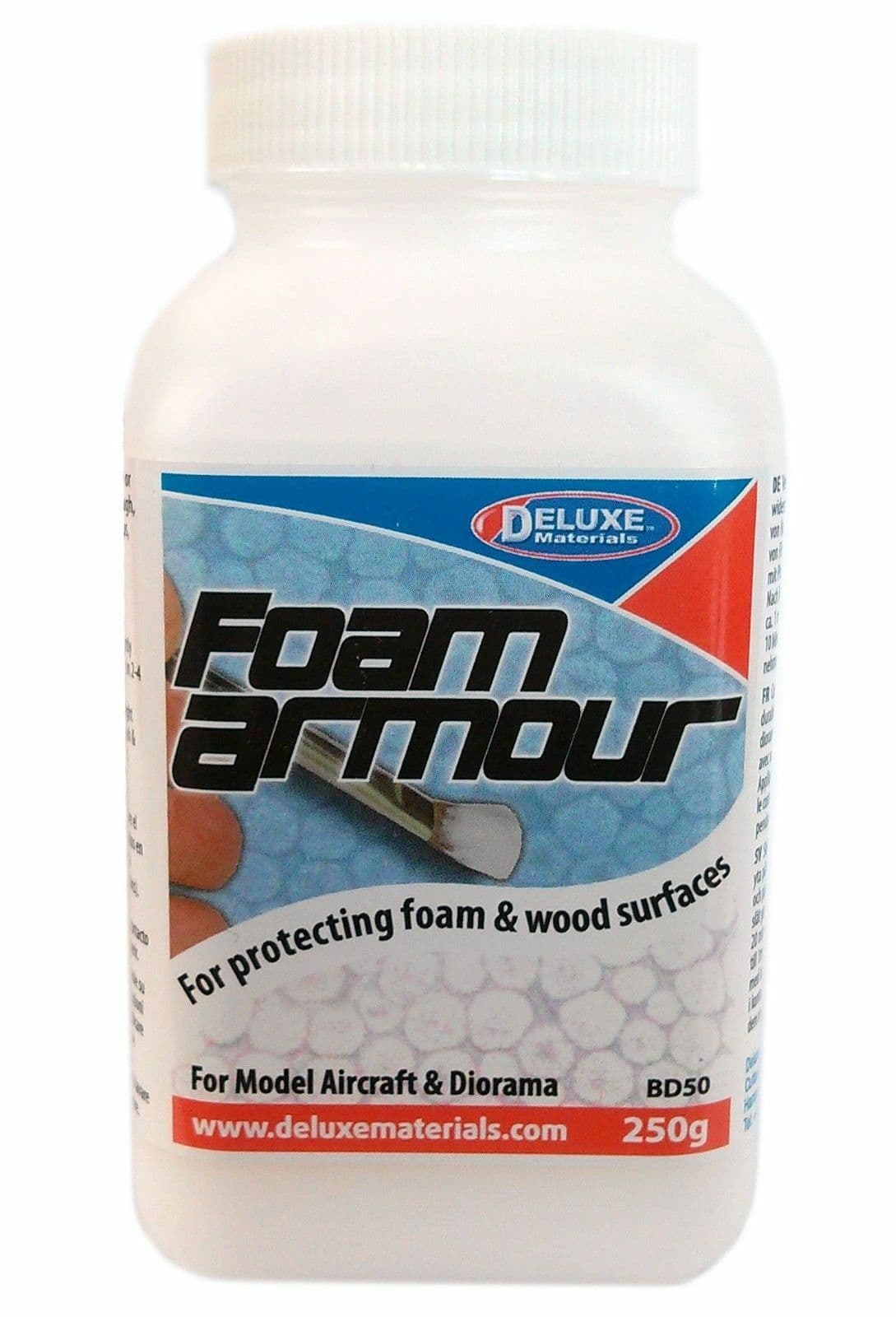 Deluxe Materials Foam Armour BD50 250g Toughen Foam Models UK Modelshop Stock