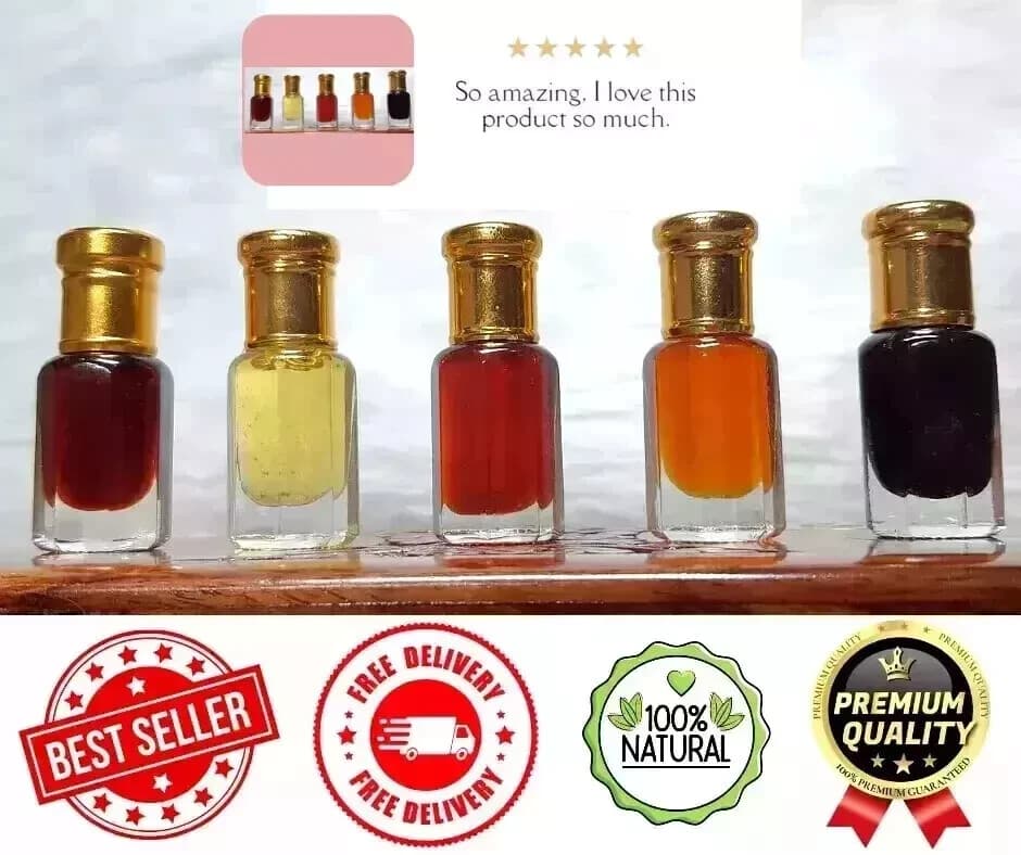 Wholesale Top Quality Arabian Indian Oriental Attar Fragrance oil - ( 6 ml )
