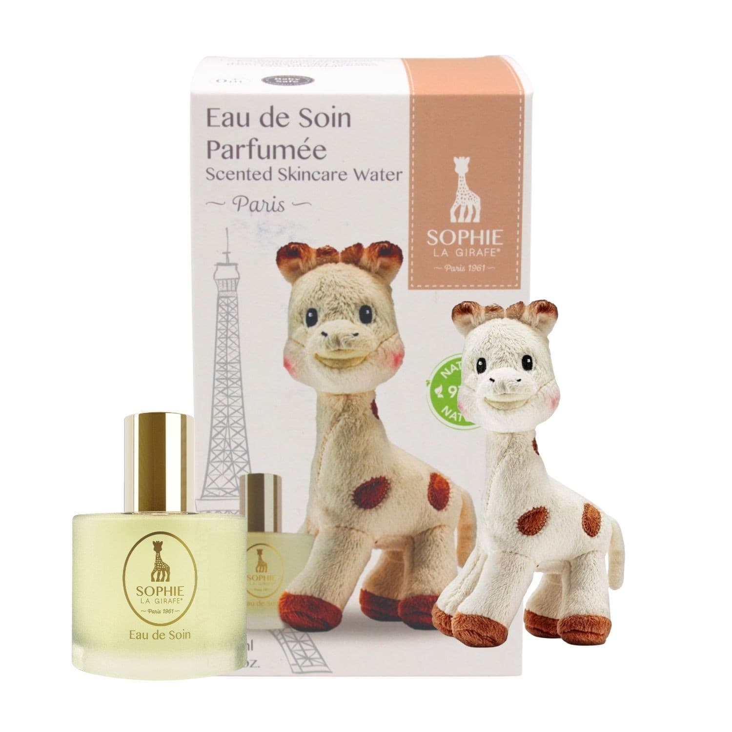 SLG Natural Perfume Gift Set for Newborn Baby - Perfume (50ml) and Soft Plush Toy