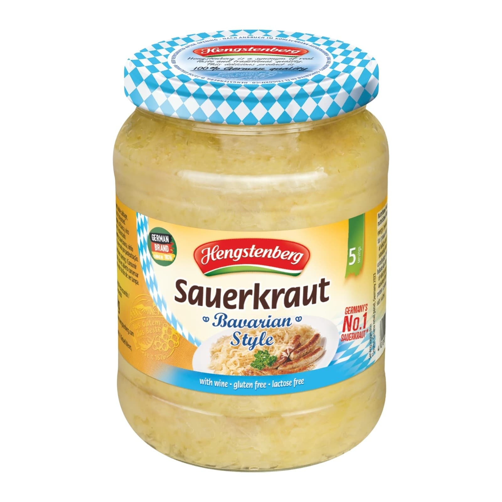 Hengstenberg Sauerkraut 680 g (Pack of 6) 680 g view 2