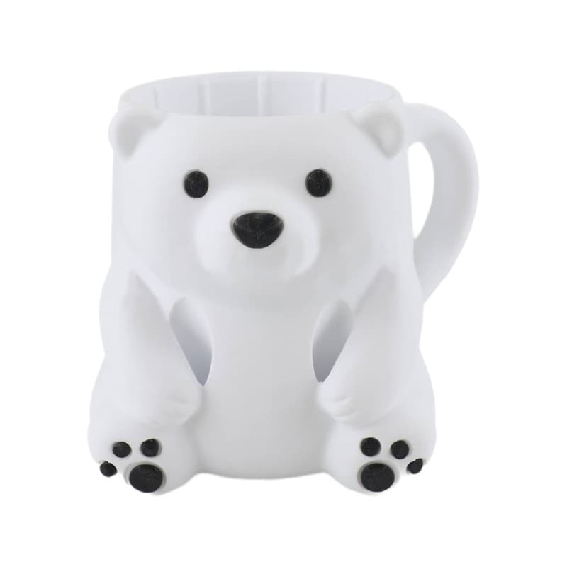 Plastic Ice Cream Pints Sleeve Ergonomic Handle Candy Drawer Design Animal Cup