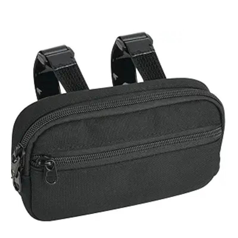 Strong Polyamide Carry Bag Containing Two Zippers And Flexible Ending Belts
