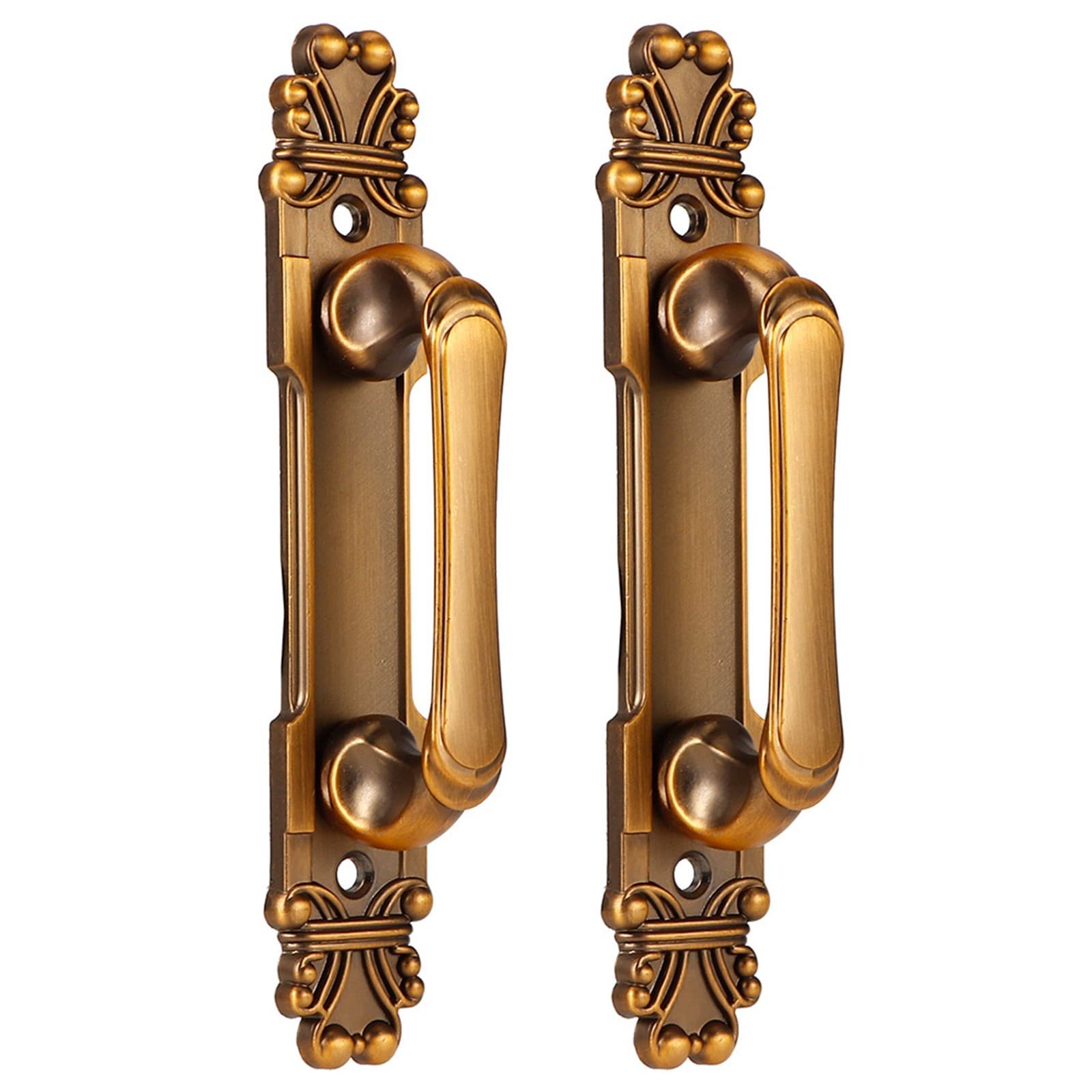 2Pcs Set European Style Antique Zinc Alloy Door Handle For Cabinet Hardware view 2