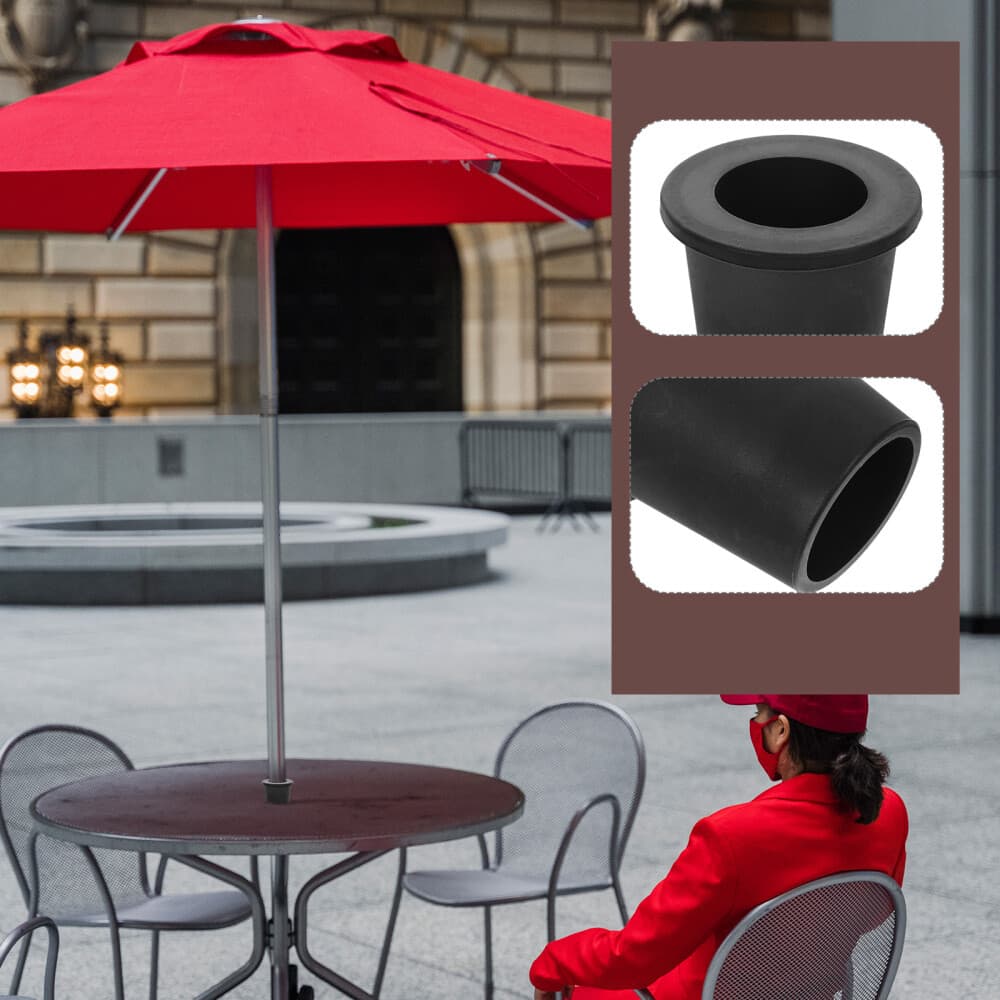 Patio Parasol Hole Ring Plug Small Table Umbrella Silicone Case Wedge Shape view 2