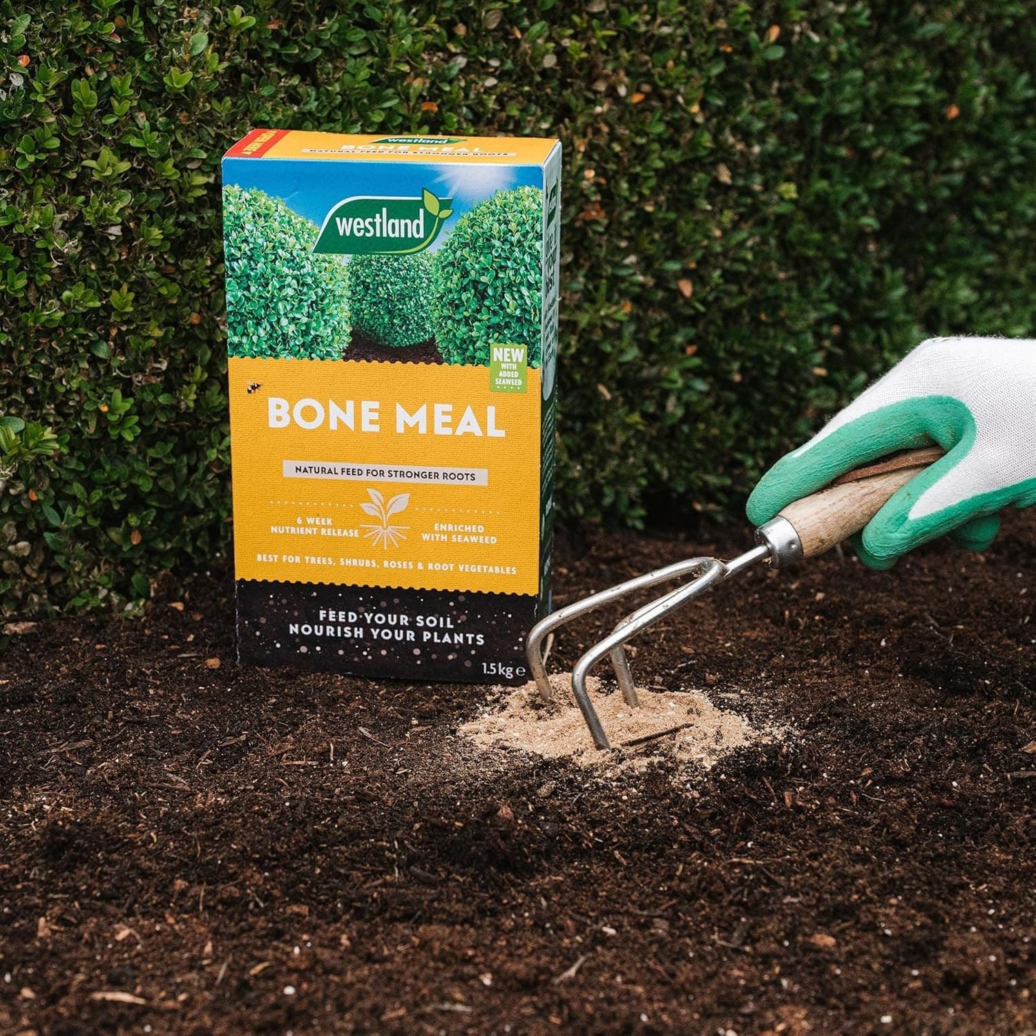 Westland Bone Meal Root Builder 1.5kg Natural Feed Stronger Roots Ready To Use view 2