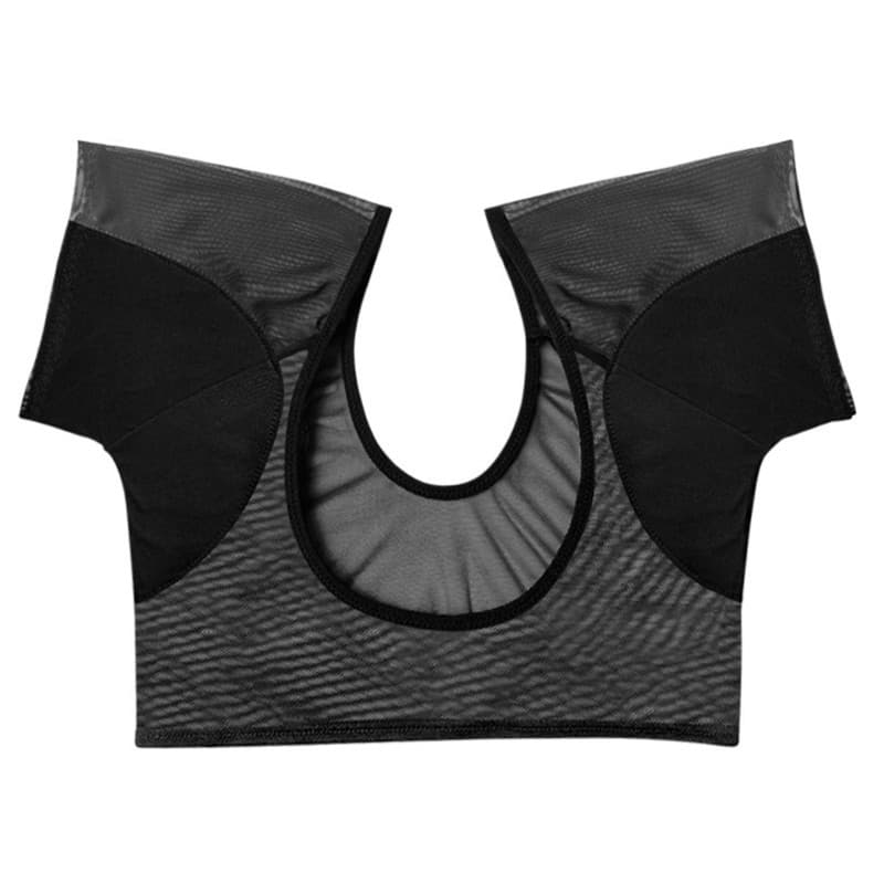 Moisture Wicking Sweat Proof Pads Mesh Vest Underarm Sweat T-Shirt for Women
