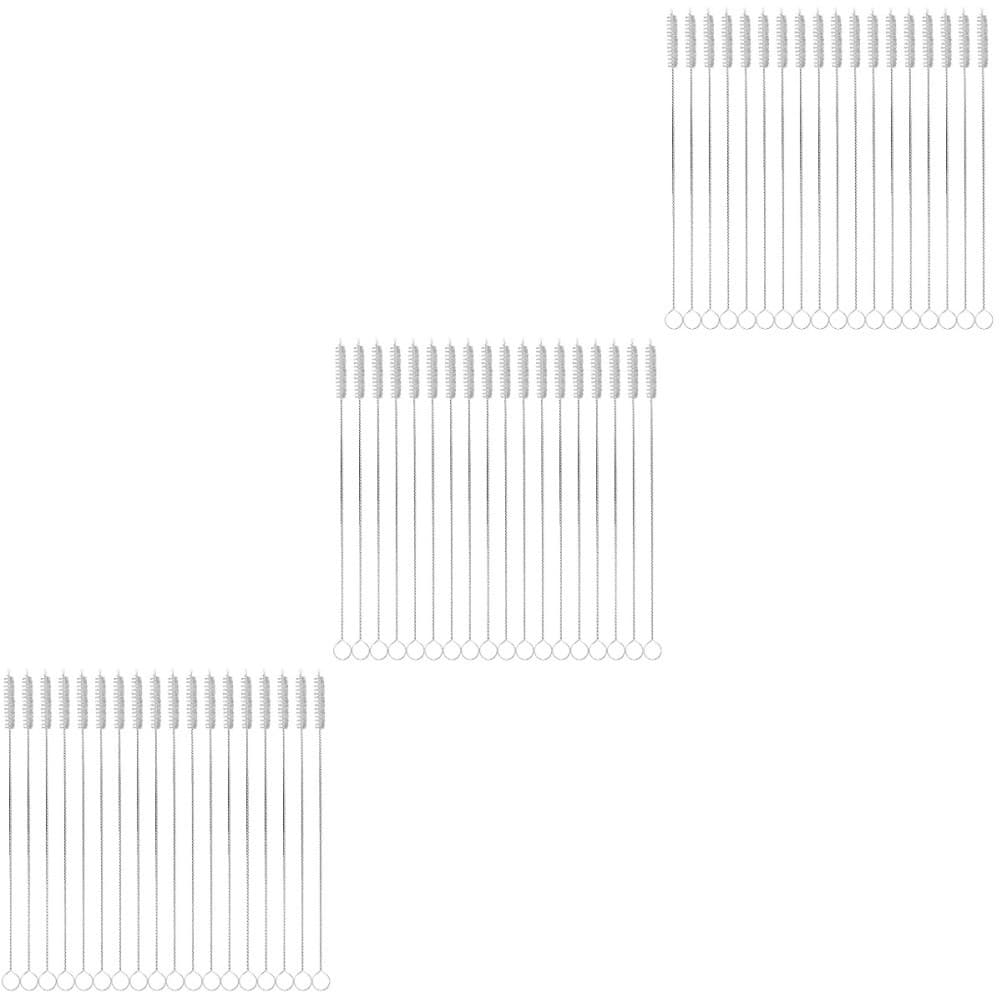 3 Count Drinking Straw Cleaning Brush Bottle Reusable Straws Kids