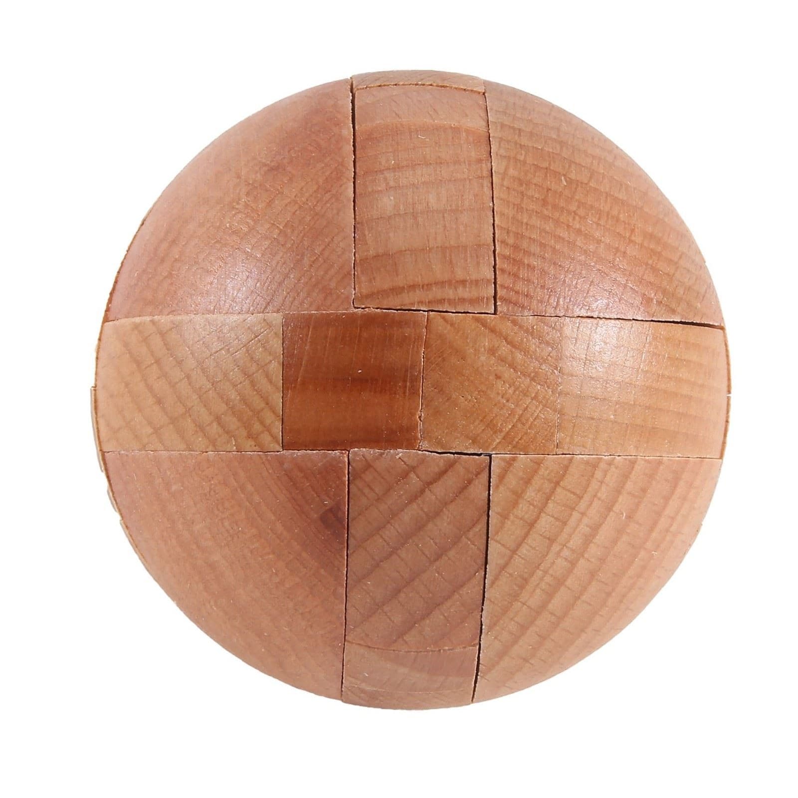 Wooden Puzzle Brain Teasers Toy Intelligence Game Sphere Puzzles For