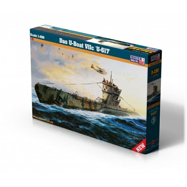MISTERCRAFT 1/400 GERMAN U-BOAT VIIC T SPECIAL EDITION (PLASTIC KIT) D-290