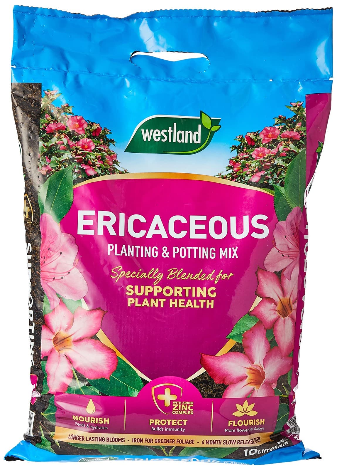 Westland Ericaceous Compost 10L for Acid-Loving Plants – Gardening Soil Mix