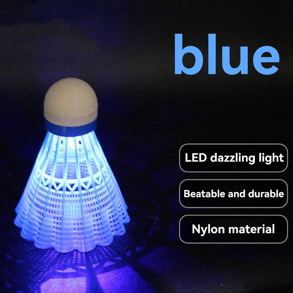 4Pcs  Badminton Balls LED Foamed Plastic Sport Badminton Light-9105 view 2