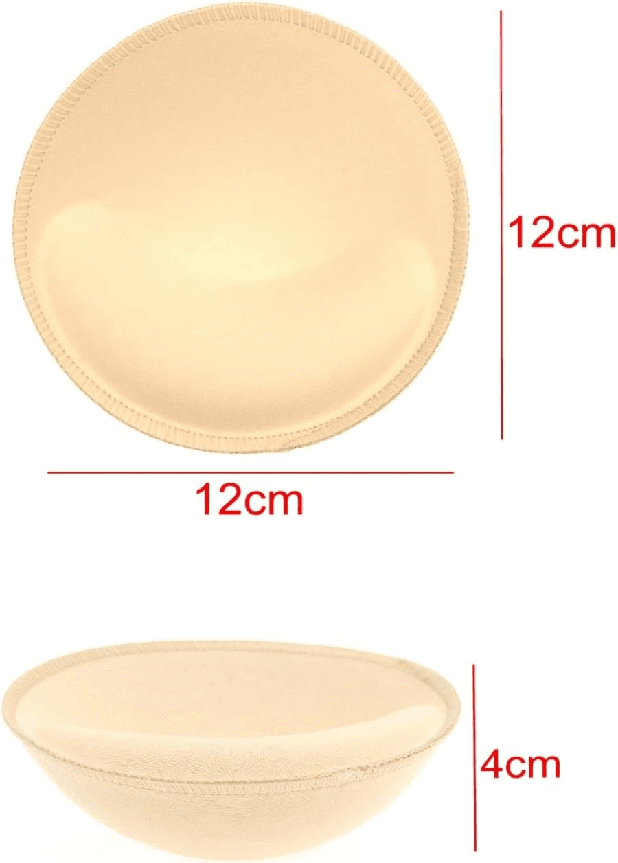 3 Pairs Removable round Lift up Bra Pads Inserts| Foam Bra Enhancer Cup| Breast view 2