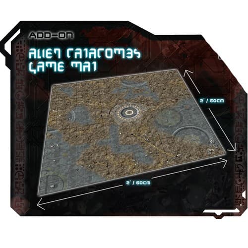 Core Space: First Born - Alien Catacombs Gaming Mat 2x2 - Brand New and Sealed