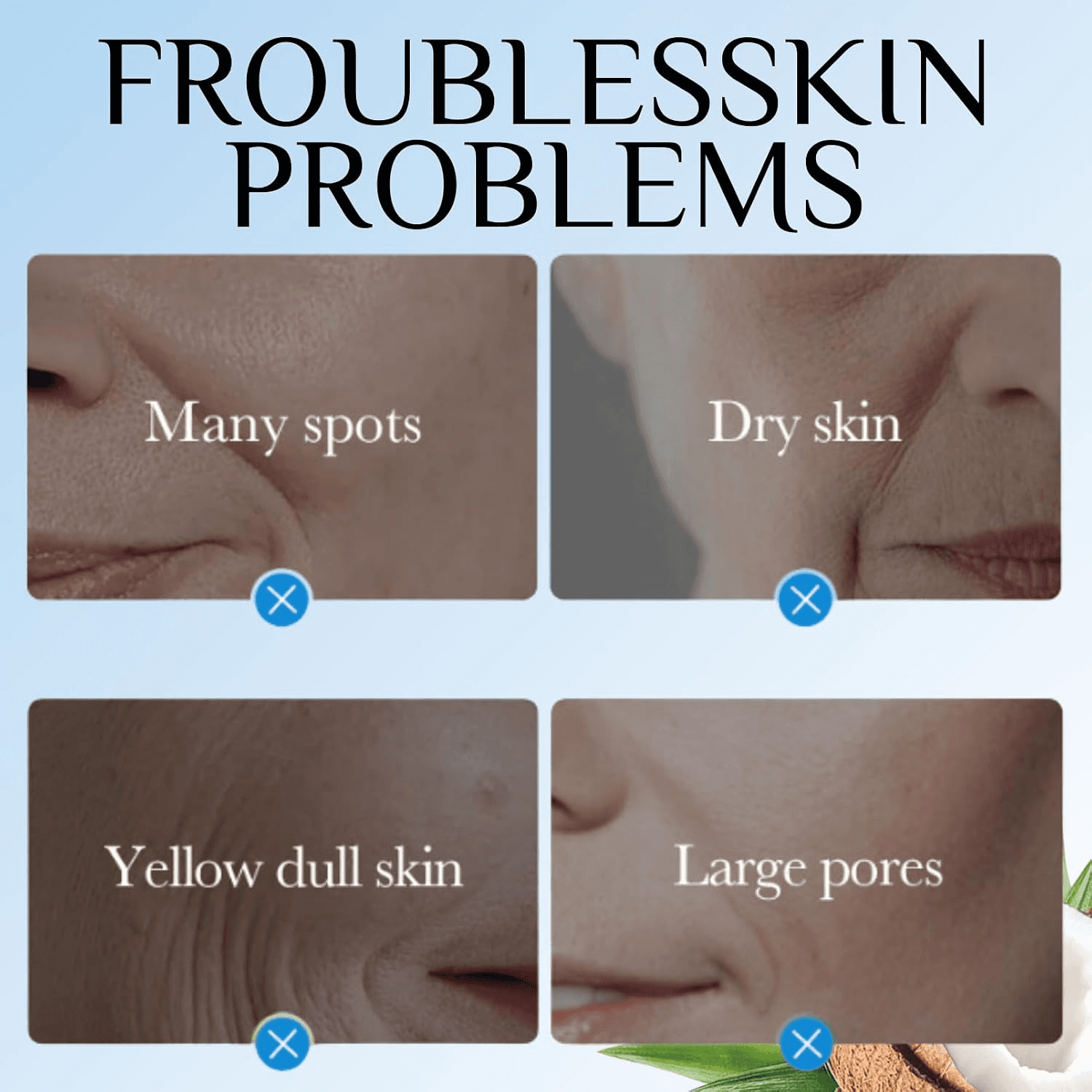 Coconut Oil Serum for Face - Hydrating and Soothing Facial Serum - Deep Nourish Fa view 2