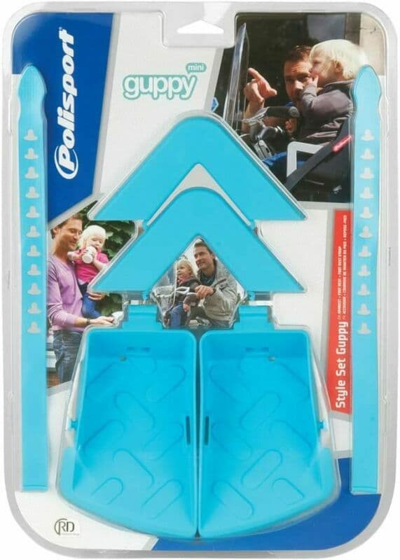 Polisport Armrest Footrest Guppy Mini Blue Childseat Carrier Kids Cycling Bike