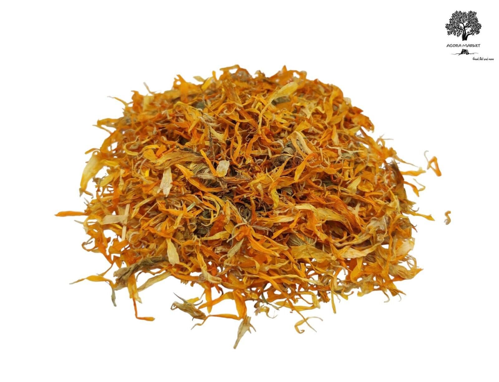Marigold Dried Flowers 220g (7.8 oz) - Pesticide-Free Calendula Officinalis