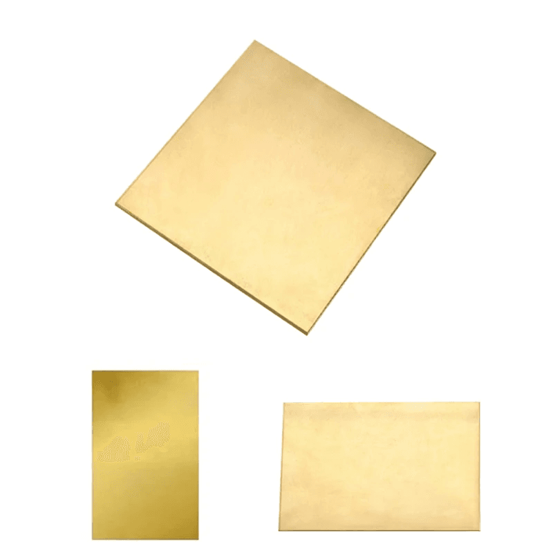 1Pcs 99.9% Brass Strip Copper Sheet Foil Metal Thin Plate Handmade Material Pure