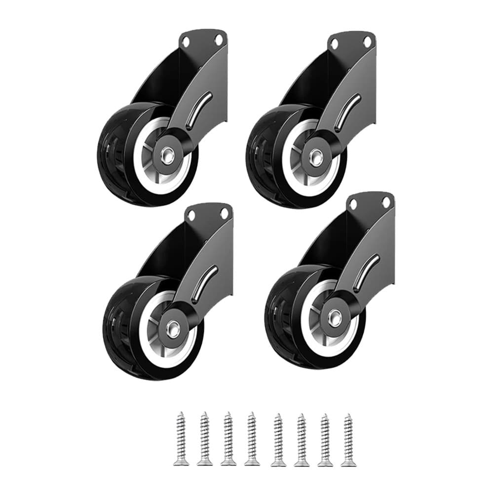 2-Inch Gate Roller Wheels 4-Pack| Wooden Door -Sag and -Friction Support J3H4