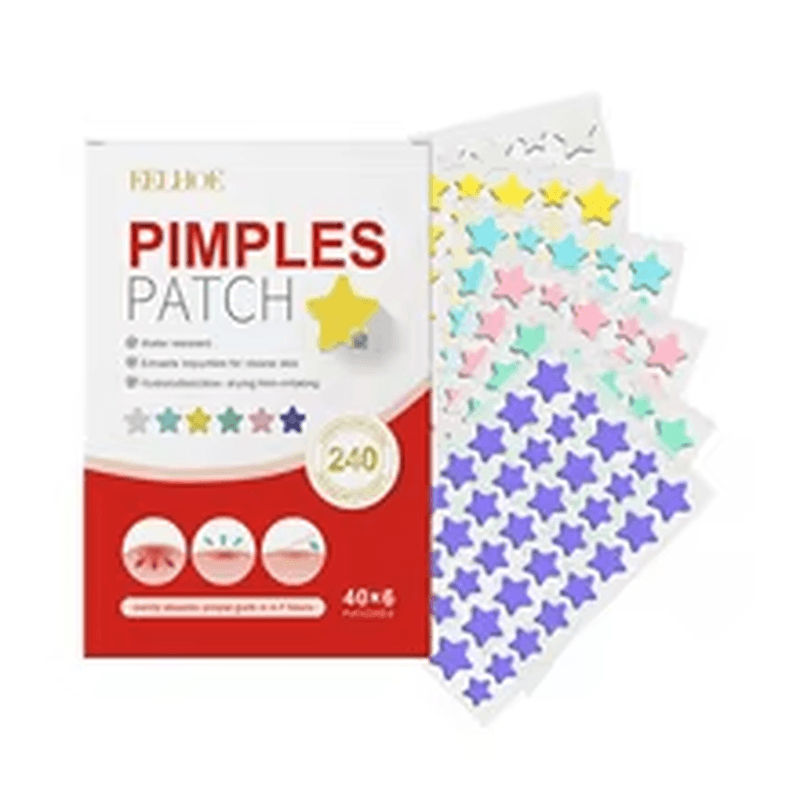 240Pcs New Pimple Patch Acne Patches Heart/Star/Flower/Round Shape Acne Dots Pat